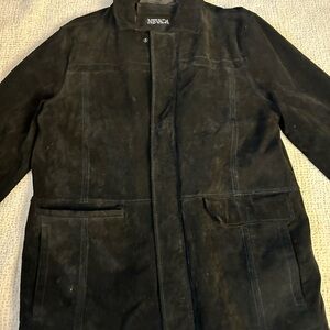 Men's Black Trench Coat